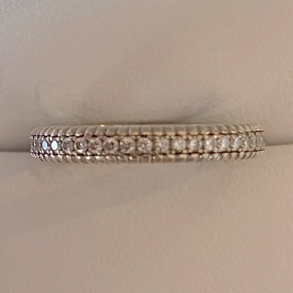 FABERGÉ Colours of Love Diamond Eternity Band - Picture 4 of 11